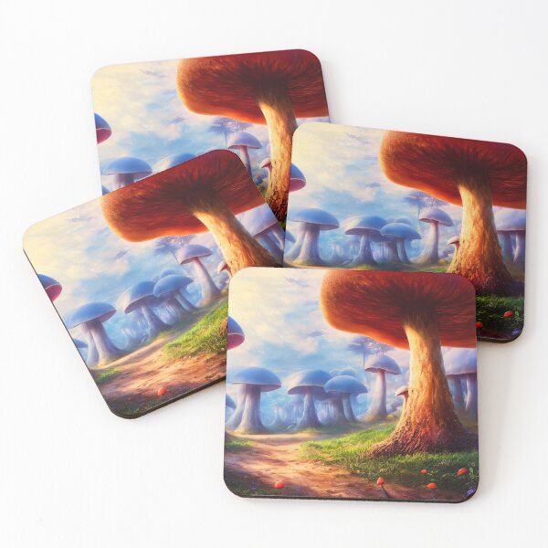 Item preview, Magic Mushroom Forest | Poster & Puzzle Design designed and sold by Artobot.