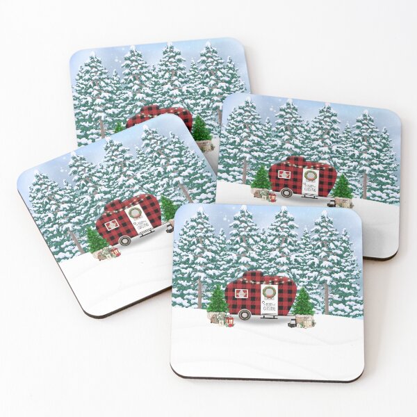 Item preview, Christmas Camper Buffalo Plaid designed and sold by sjohnson70.
