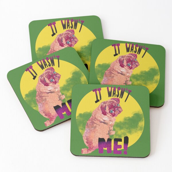 Item preview, It Wasn’t Me Pug Sneaky stinky Pug Lover  designed and sold by ginaisarty.