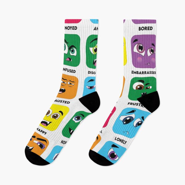 Item preview, Halloween | Monster Mood Chart | Supercute designed and sold by Pemberley-Tees.
