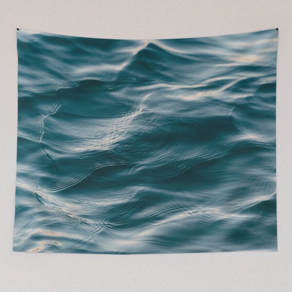 Item preview, Blue wave beach water  designed and sold by Durgaa D.