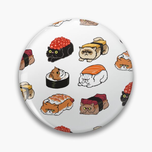 Item preview, Kawaii Cute Cats Sushi Otaku Japonais designed and sold by Stevenobinsun.