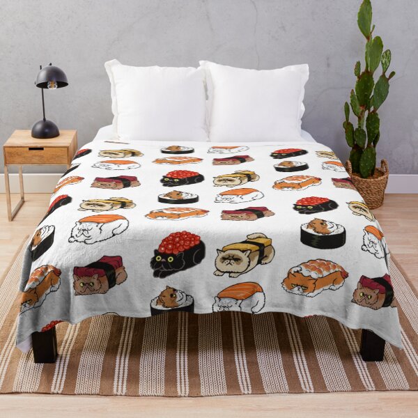 Item preview, Kawaii Cute Cats Sushi Otaku Japonais designed and sold by Stevenobinsun.