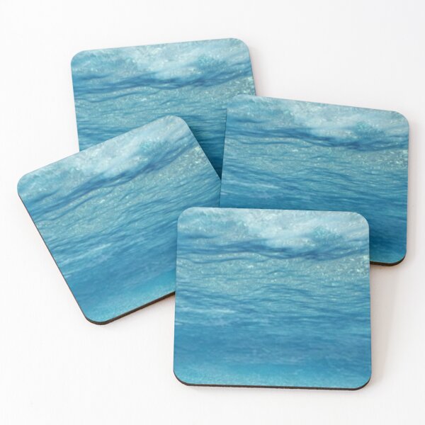 Item preview, Crystal clear Blue wave beach water  designed and sold by Durgaa D.