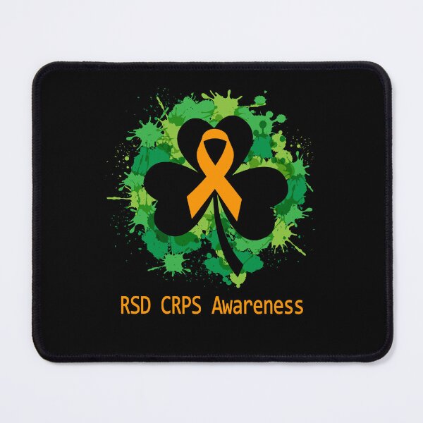 Item preview, RSD CRPS Awareness Clover Ribbon Happy Patricks Day Support RSD CRPS Warrior Gifts designed and sold by Tammyilaria.