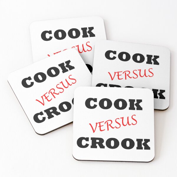 Item preview, COOK VERSUS CROOK designed and sold by DomGDesign.