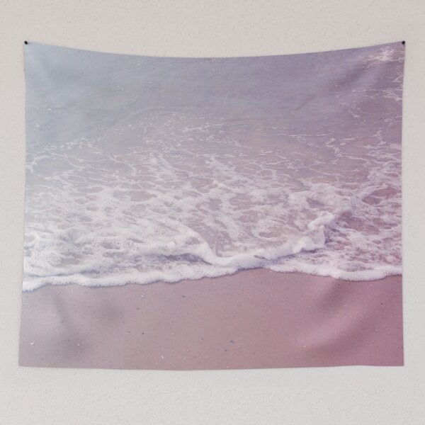 Item preview, Purple sand, Ocean Blue Shore Waves designed and sold by Durgaa D.