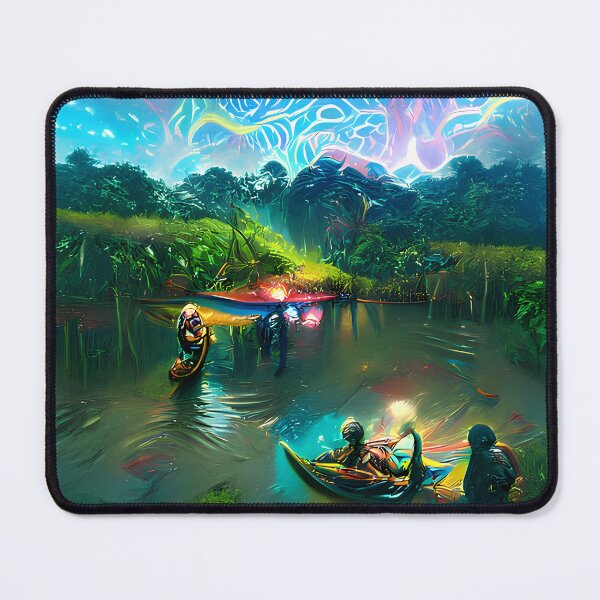 Item preview, Amazon River Psychedelic Collection #57 by GizbarArts made with a.i. designed and sold by Ganzabara.