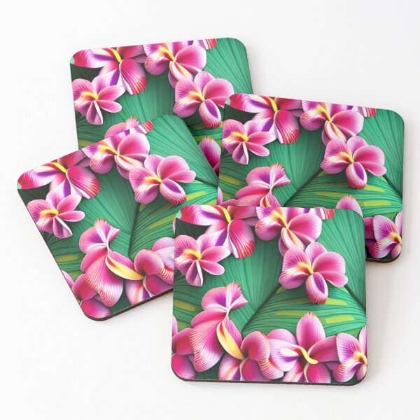 Item preview, Polynesian Tropical Flower Floral Pattern designed and sold by KishShop.