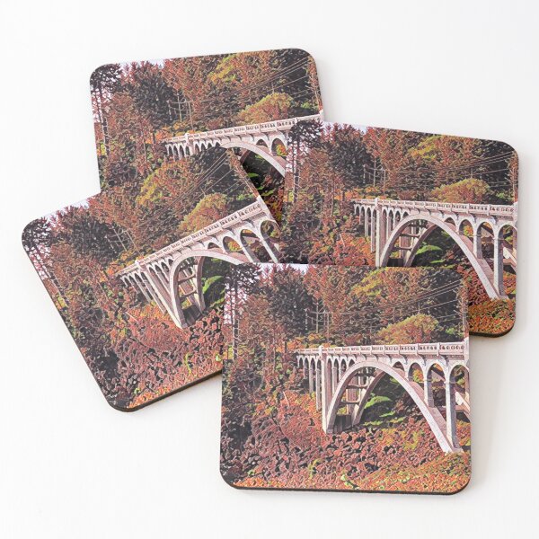 Item preview, Copy of Bridge at Otter Crest Loop - Architecture designed and sold by MistyMorningsOR.