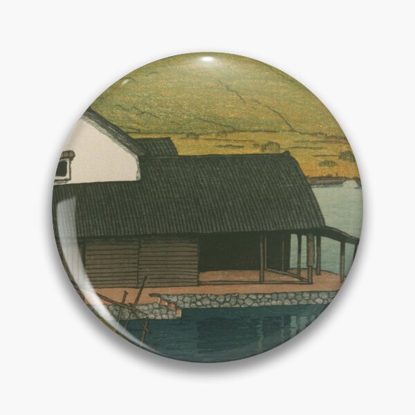 Item preview, Japanese Art Print - Autumn on Lake Kugushiko (Wakasa Kugushiko) Series Souvenirs of Travels designed and sold by TeeARTHY.