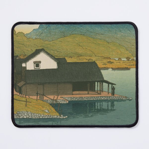 Item preview, Japanese Art Print - Autumn on Lake Kugushiko (Wakasa Kugushiko) Series Souvenirs of Travels designed and sold by TeeARTHY.