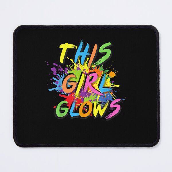 Item preview, This Girl Glows Retro 80's Party Girl 80s Party designed and sold by RahmaniArt.
