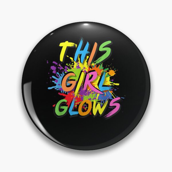 Item preview, This Girl Glows Retro 80's Party Girl 80s Party designed and sold by RahmaniArt.