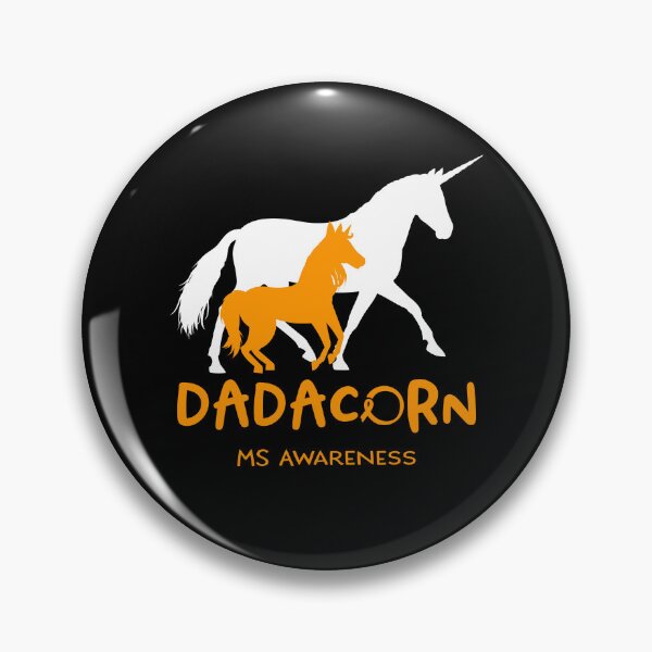 Item preview, MS Awareness Dad Unicorn Dadacorn Support MS Warrior  designed and sold by RunningShop.