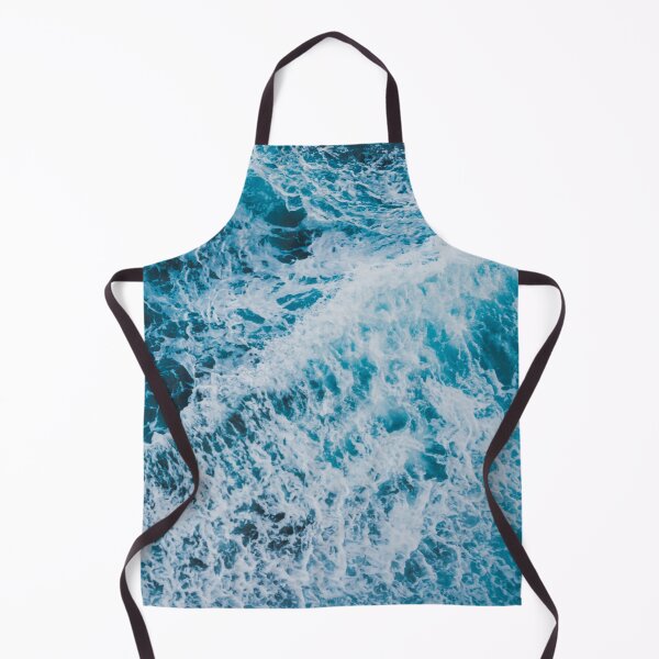 Item preview, White Foam, blue ocean waves designed and sold by Durgaa D.