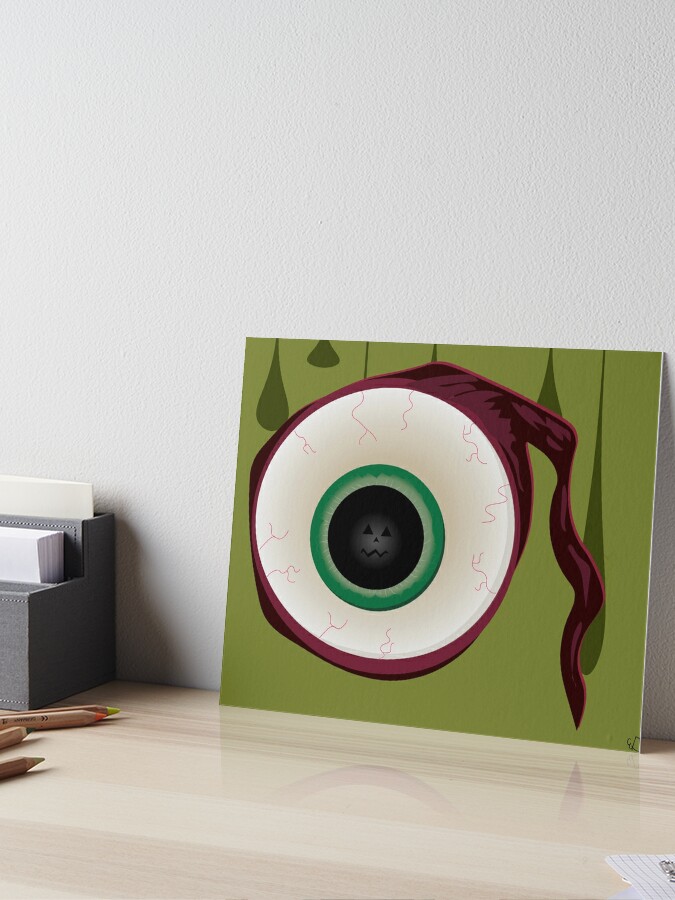 Spooky Halloween Eyeballs  Art Board Print for Sale by ArtworkByCasey