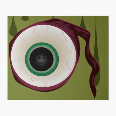 Spooky Halloween Eyeballs  Art Board Print for Sale by ArtworkByCasey
