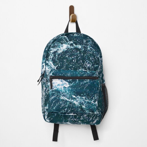 Item preview, White Foam, blue ocean waves designed and sold by Durgaa D.