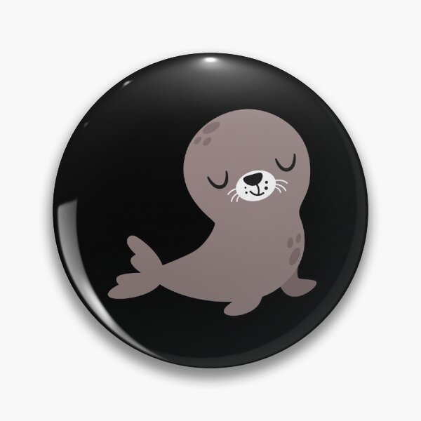 Item preview, Cute grey seal designed and sold by The Love Quill.