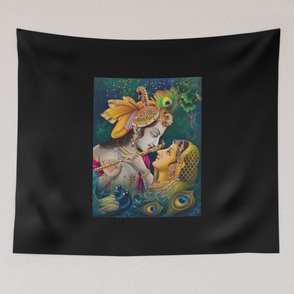 Item preview, Autocollants Seigneur Krishna  Dieu hindou  Krishna  designed and sold by MiniPant.