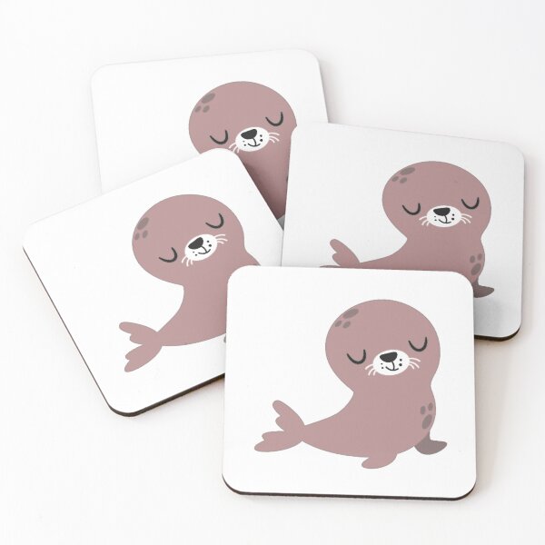 Item preview, Cute grey seal designed and sold by The Love Quill.