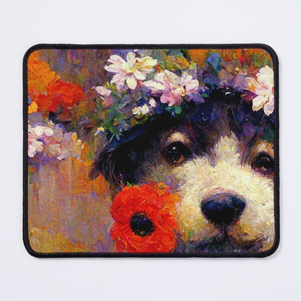 Item preview, Flower Dog III designed and sold by Radical Dreamer Prints.