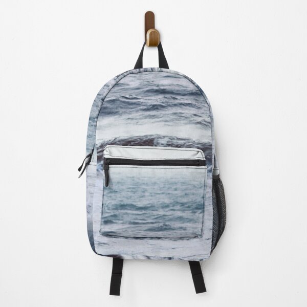 Item preview, Grey - blue ocean waves designed and sold by Durgaa D.