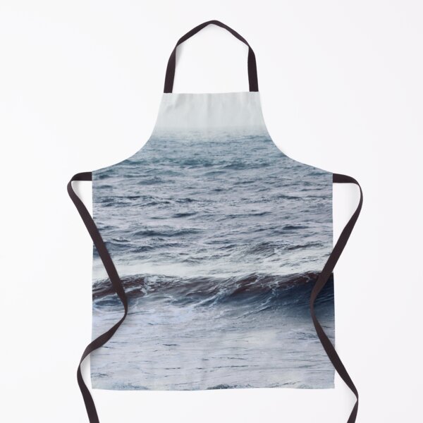 Item preview, Grey - blue ocean waves designed and sold by Durgaa D.