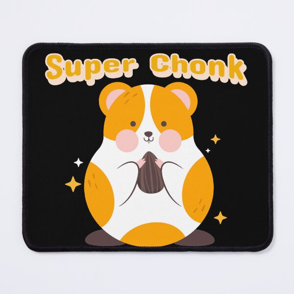 Item preview, Funny Super Chonk Hamster Eating Sunflower Seed designed and sold by Zurickdesigns.
