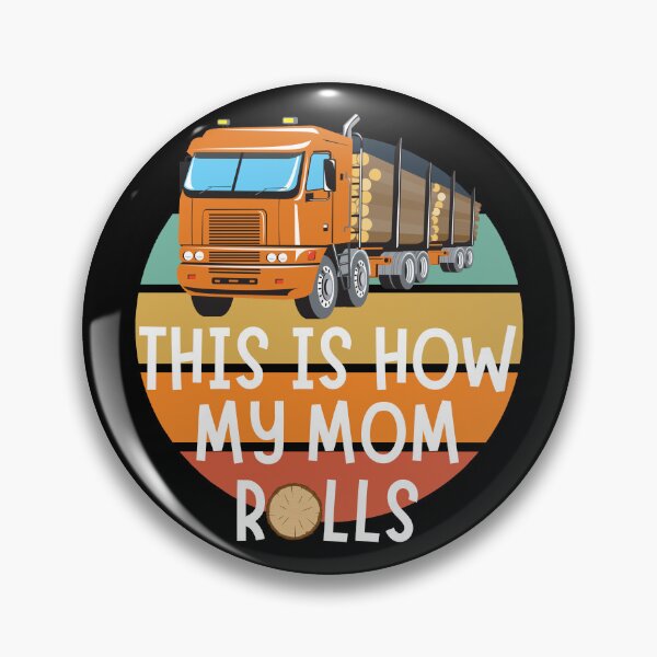 Item preview, Cute Logger Mom | This Is How My Mom Rolls | Fun Logging Baby designed and sold by DevlynnDesigns.