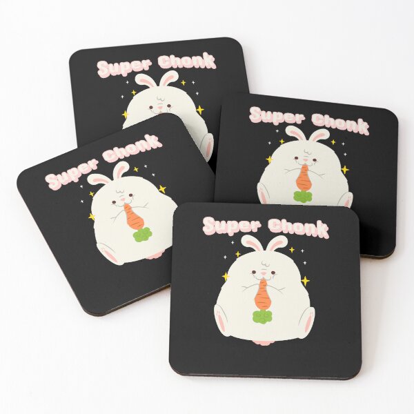 Item preview, Funny Super Chonk Rabbit Eating Carrot designed and sold by Zurickdesigns.