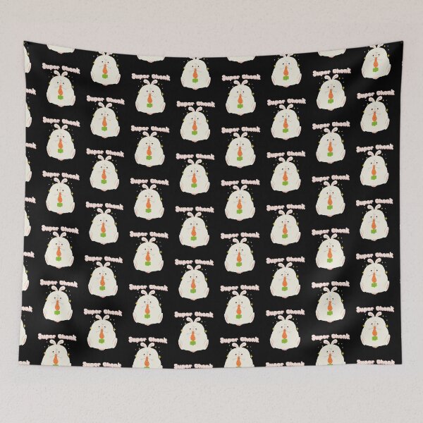 Item preview, Funny Super Chonk Rabbit Eating Carrot designed and sold by Zurickdesigns.