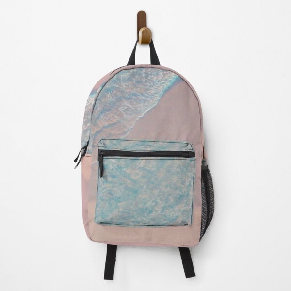Item preview, Creamy pink sand and  blue ocean waves  designed and sold by Durgaa D.