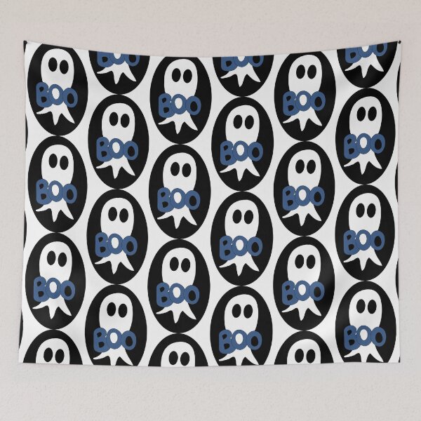 Item preview, Cute Halloween ghost cartoon with BOO text  designed and sold by AngelDawnDesign.