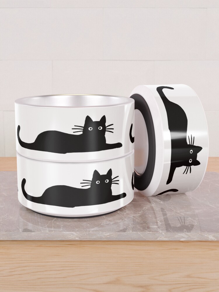 Alternate view of Black Cat Pet Bowl