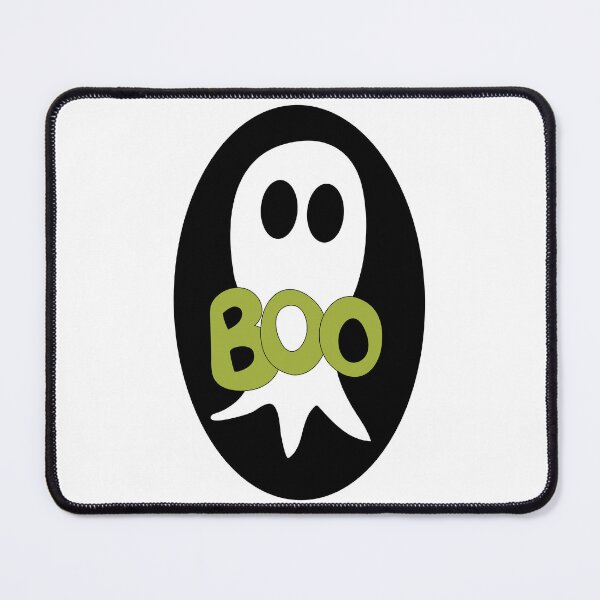 Item preview, Cute Halloween ghost cartoon with BOO text designed and sold by AngelDawnDesign.