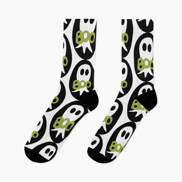Item preview, Cute Halloween ghost cartoon with BOO text  designed and sold by AngelDawnDesign.
