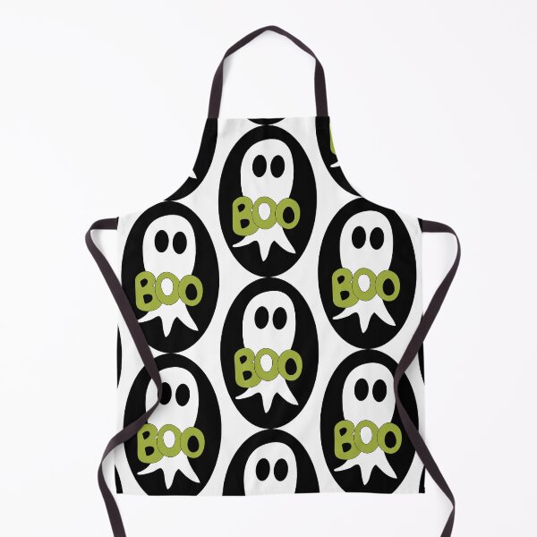 Item preview, Cute Halloween ghost cartoon with BOO text  designed and sold by AngelDawnDesign.