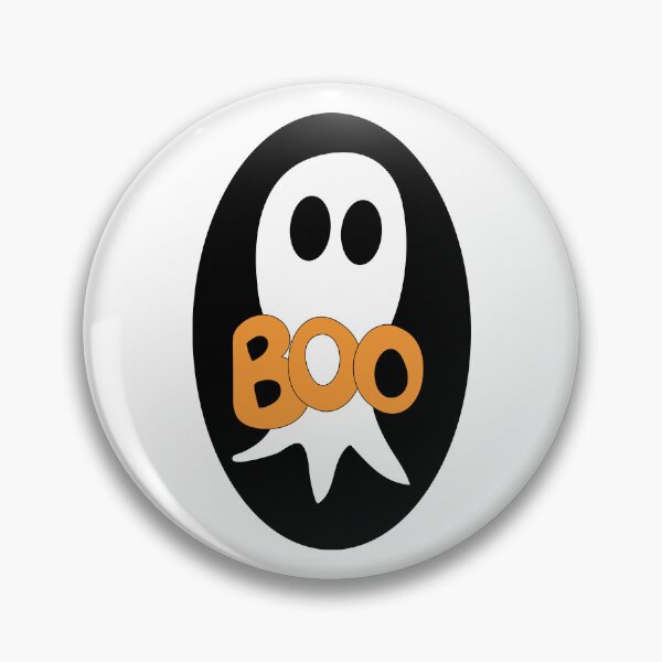 Item preview, Cute Halloween ghost cartoon with BOO text  designed and sold by AngelDawnDesign.
