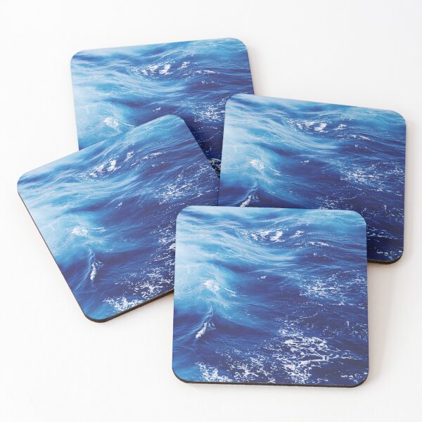 Item preview, Dark blue ocean waves  designed and sold by Durgaa D.