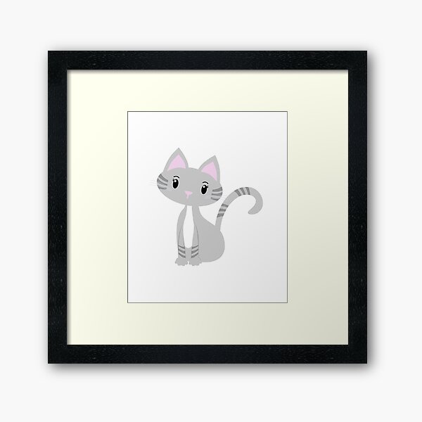 Item preview, Grey Tabby Cat designed and sold by The Love Quill.