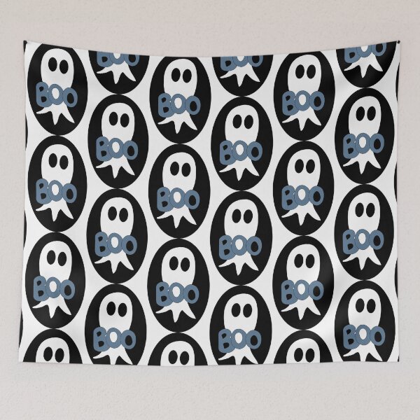 Item preview, Cute Halloween ghost cartoon with BOO text  designed and sold by AngelDawnDesign.