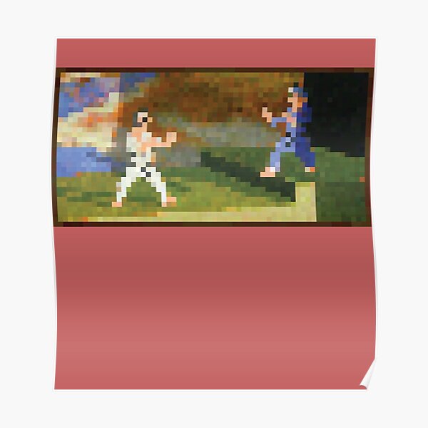 "Minecraft Painting Fighters" Poster for Sale by BridieRitchi Redbubble