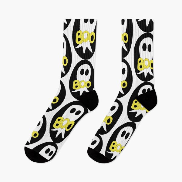 Item preview, Cute Halloween ghost cartoon with BOO text  designed and sold by AngelDawnDesign.