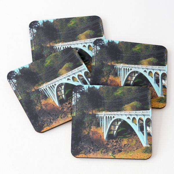 Item preview, Copy of Bridge at Otter Crest Loop - Architecture designed and sold by MistyMorningsOR.