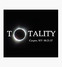 Totality - Casper Eclipse Photographic Print