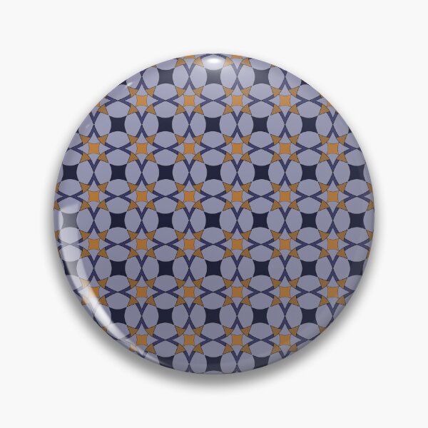 Item preview, Brown and Blue Diamonds on Grey-Blue Background Pattern designed and sold by ThePurpleFrog.