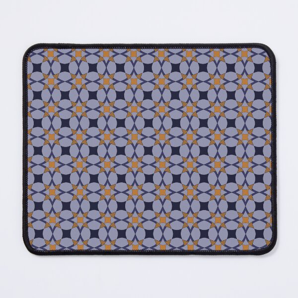 Item preview, Brown and Blue Diamonds on Grey-Blue Background Pattern designed and sold by ThePurpleFrog.