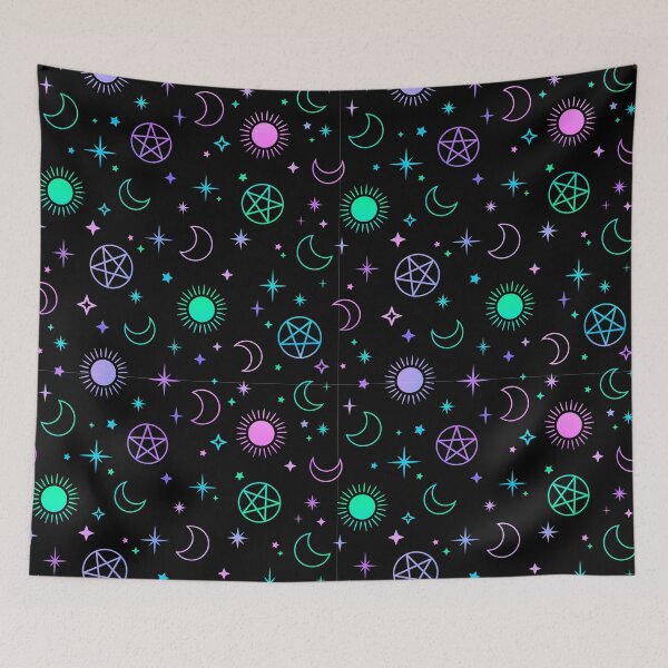 Item preview, Neon Witch Pattern designed and sold by Anxious-Lemon.